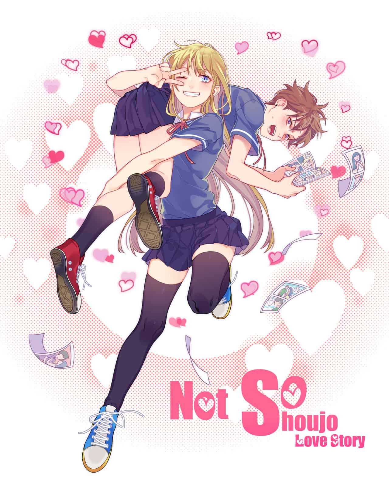 The Cover for 'Not So Shoujo Love Story'.